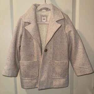 GAP Kids Lined Confetti Speckled Coat